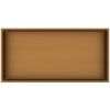 Bath Style Niche Non Lit 600 x 300mm Brushed Bronze