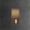 Bath Style Niche Dual Non Lit 600 x 300mm Brushed Bronze