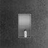 Bath Style Niche Dual Non Lit 600 x 300mm Brushed Steel