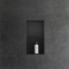 Bath Style Niche Dual Non Lit 600 x 300mm Matt Black