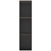 Bath Style Triple Niche With LED Light 1190 x 285mm Matt Black