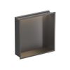 Crosswater MPRO Niche 305 x 305mm x 80mm with LED Light Strip Slate 