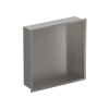 Crosswater MPRO Niche 305 x 305mm x 80mm Brushed Stainless Steel