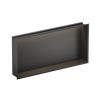 Crosswater MPRO Niche 610 x 305mm x 80mm with LED Light Strip Matt Black