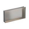 Crosswater MPRO Niche 610 x 305mm x 80mm with LED Light Strip Brushed Stainless Steel