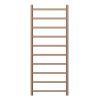 Zen 304 Stainless Steel Heated Towel Rail 1200 x 500mm Brushed Bronze