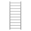 Zen 304 Stainless Steel Heated Towel Rail 1200 x 500mm Brushed Stainless Steel