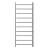 Zen 304 Stainless Steel Heated Towel Rail 1200 x 500mm Polished Stainless Steel