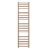 Nova 304 Stainless Steel Heated Towel Rail 1600 x 400mm Brushed Bronze