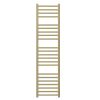 Nova 304 Stainless Steel Heated Towel Rail 1600 x 400mm Brushed Brass