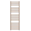 Nova 304 Stainless Steel Heated Towel Rail 1600 x 500mm Brushed Bronze