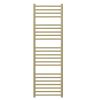 Nova 304 Stainless Steel Heated Towel Rail 1600 x 500mm Brushed Brass