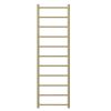 Zen 304 Stainless Steel Heated Towel Rail 1600 x 500mm Brushed Brass