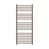 Nova 304 Stainless Steel Heated Towel Rail 1200 x 500mm Brushed Bronze