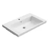 GSI Norm 800 x 500mm No Tap Hole Basin White