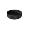 Saneux OXFORD 42cm Countertop Basin 1 Tap Hole - Matt Black
