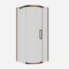 Crosswater Optix 10 Quadrant 900 x 900mm Left Hand Brushed Bronze