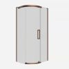 Crosswater Optix 10 Offset Quadrant 1000x800mm Left Hand Brushed Bronze 