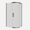 Crosswater Optix 10 Offset Quadrant 1200x800mm Right Hand Brushed Bronze 