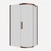 Crosswater Optix 10 Offset Quadrant 1200x900mm Right Hand Brushed Bronze