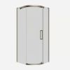Crosswater Optix 10 Quadrant 900mm x 900mm Left Hand Brushed Brass