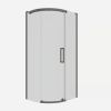 Crosswater Optix 10 Offset Quadrant 1000x800mm Left Hand Slate 