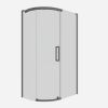 Crosswater Optix 10 Offset Quadrant 1200x800mm Left Hand Slate 