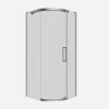 Crosswater Optix 10 Quadrant 900mm x 900mm Left Hand Brushed Nickel