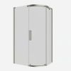 Crosswater Optix 10 Offset Quadrant 1200x900 Right Hand-Brushed Nickel