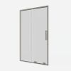 Crosswater Optix 10 Sliding Shower Door 1200mm with Side Panel Brushed Nickel