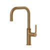 Clearwater Pioneer U Spout Kitchen mixer Tap Brushed Brass
