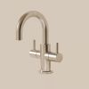 Crosswater MPRO High Neck Basin Mini Monobloc Brushed Nickel
