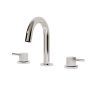 Crosswater MPRO Fluted Basin 3 Hole Set Chrome
