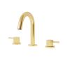 Crosswater MPRO Fluted Basin 3 Hole Set Brushed Brass