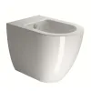 GSI Pura 55 Back To Wall Bidet 1 Tap Hole 55x36 White