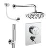 Crosswater Push Shower Set 7 Chrome 200mm