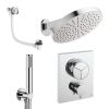 Crosswater Push Shower Set 9 Chrome