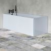Crosswater FLOW Single Ended Bath 1800 x 750mm White