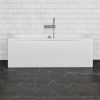 Crosswater VERGE Double Ended Bath 1700 x 700mm White