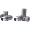 Crosswater Dual fuel corner Radiator Valves Slate