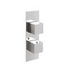 Just Taps Athena Slimline Thermostatic Concealed 2 Outlet Shower Valve