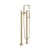 Crosswater The Calix Bath Shower Mixer Floor Standing Brushed Brass