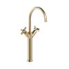 Crosswater The Clover Basin Tall Mono No Waste Brushed Brass