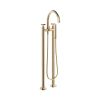 Crosswater The Clover Bath Shower Mixer Floor Standing Brushed Brass