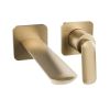Crosswater The Huck Basin 2H Wall Mounted Trim Set Brushed Brass