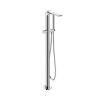 Crosswater The Huck Bath Shower Mixer Floor Standing Trim Chrome