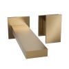 Crosswater The Myron Basin 2H Wall Mounted Trim Set Brushed Brass