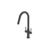Clearwater Topaz J Spout Kitchen mixer Tap Matt Black