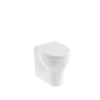 Britton Trim Back to Wall Pan Gloss White
