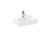 Britton Turin Wall Mount Basin 500mm With Overflow Gloss White